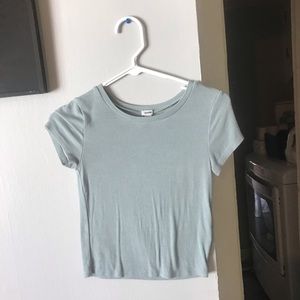 Light blue garage top